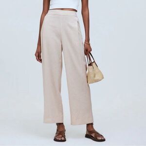 NWT Madewell Pull-On Straight Crop Pant
